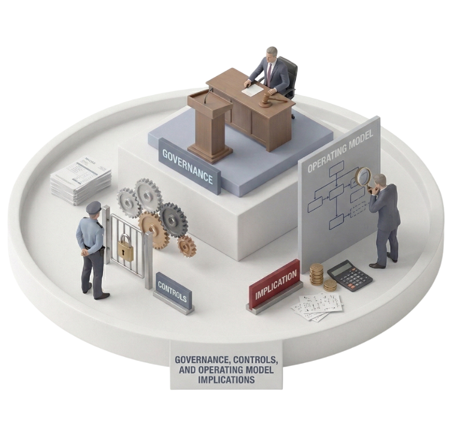 Governance, Controls, and Operating Model Implications