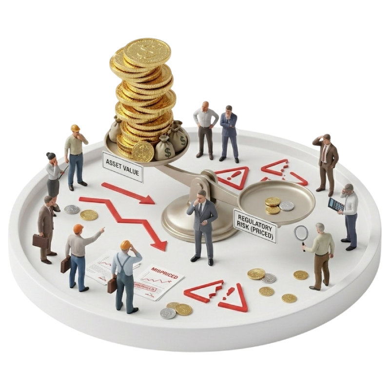 The Mispricing of Regulatory Risk in Wealth and Asset Management